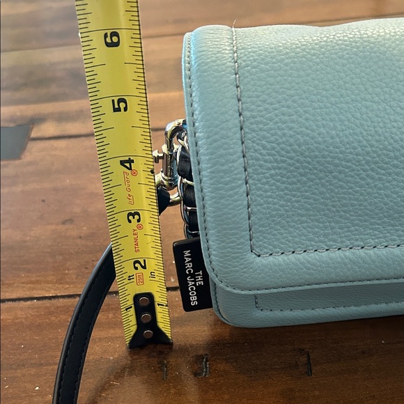 Marc Jacobs Teal Mini Flip Crossbody Bag with Chain Strap - Picture 7 of 8